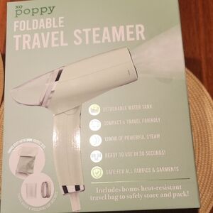 Foldable Travel Steamer - Mint Green